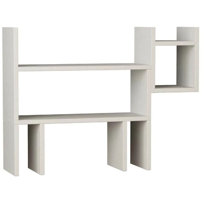 

Home Mania - Homemania Estante de pared Dogie blanco 82x22x58 cm - Blanco