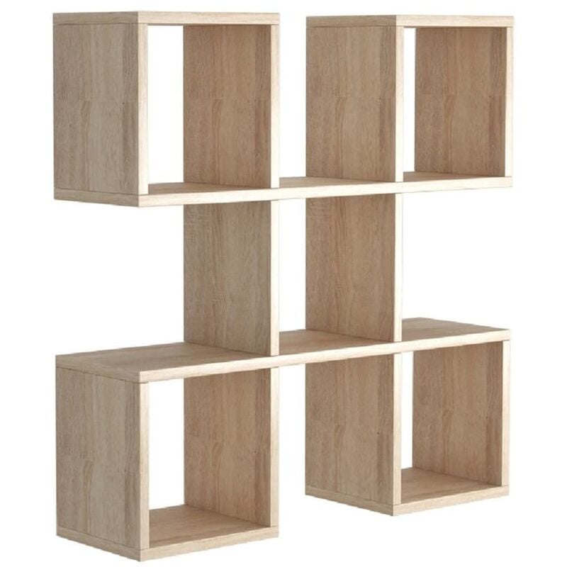 

Home Mania - Homemania Estante de pared Spider 70x20x70 cm sonoma - Marrón