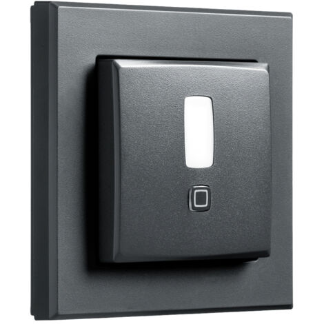 HOMEMATIC IP 159903A0, Bewegungsmelder, 55er Rahmen, innen, anthrazit