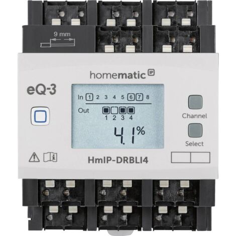 Homematic IP HMIP-DRBLI4 interruttore della luce Bianco