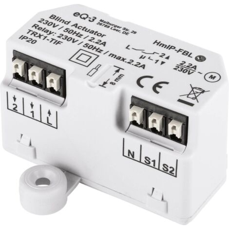Homematic IP HmIP-FBL accessoires store/volet Transmetteur Blanc