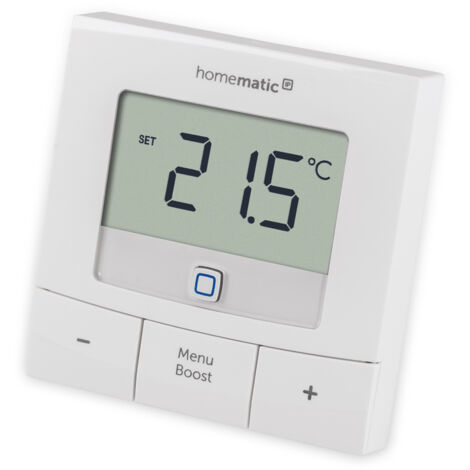 Homematic IP HMIP-WTH-B Thermostat mural blanc moderne