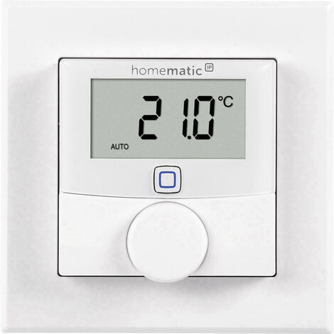 HOMEMATIC IP Smart Home 150697A0, Wandthermostat mit Schaltausgang, 24V