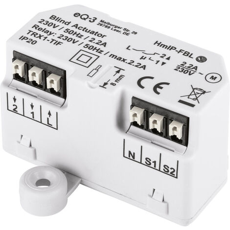 HOMEMATIC IP Smart Home 151398A0, Jalousieaktor, Unterputz