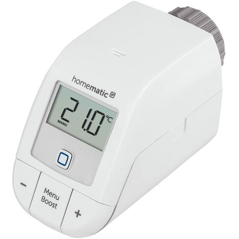 Homematic IP Smart Home 153412A0 - Termostato digitale di base, controllo tramite app, Alexa, Google Assistant, facile installazione, risparmio energetico