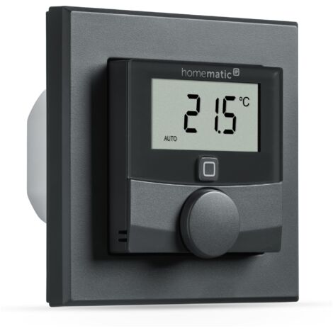 Homematic-ip Termostato inteligente antracita moderno LCD
