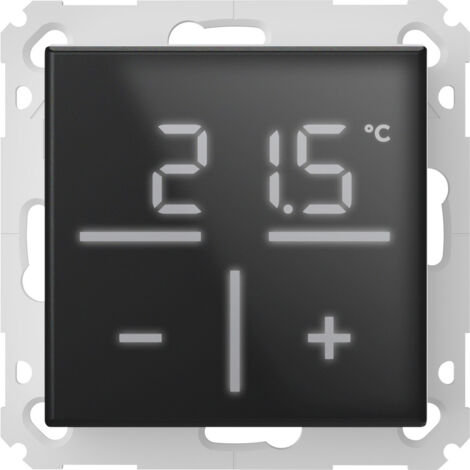 Homematic IP  Wandthermostat   IP Funk Glas-Wandthermostat mit CO2-Sensor