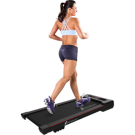 Homeology Strongology  Home & Office Ultra Quiet 560W Adjustable Speed Slimline MOTIONIC Bluetooth Treadmill with LED Display - Fully Assembled