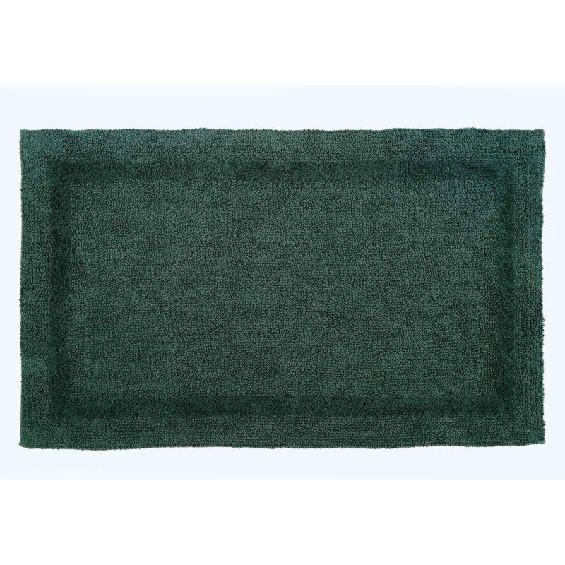 Xxl-badematte Moosgrün 70x120 Cm Aus 100% Baumwolle - Homescapes