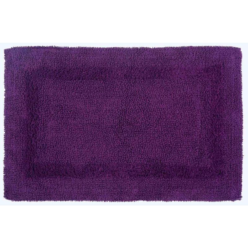 Badematte Lila 50x80 Cm Aus 100% Baumwolle - Homescapes