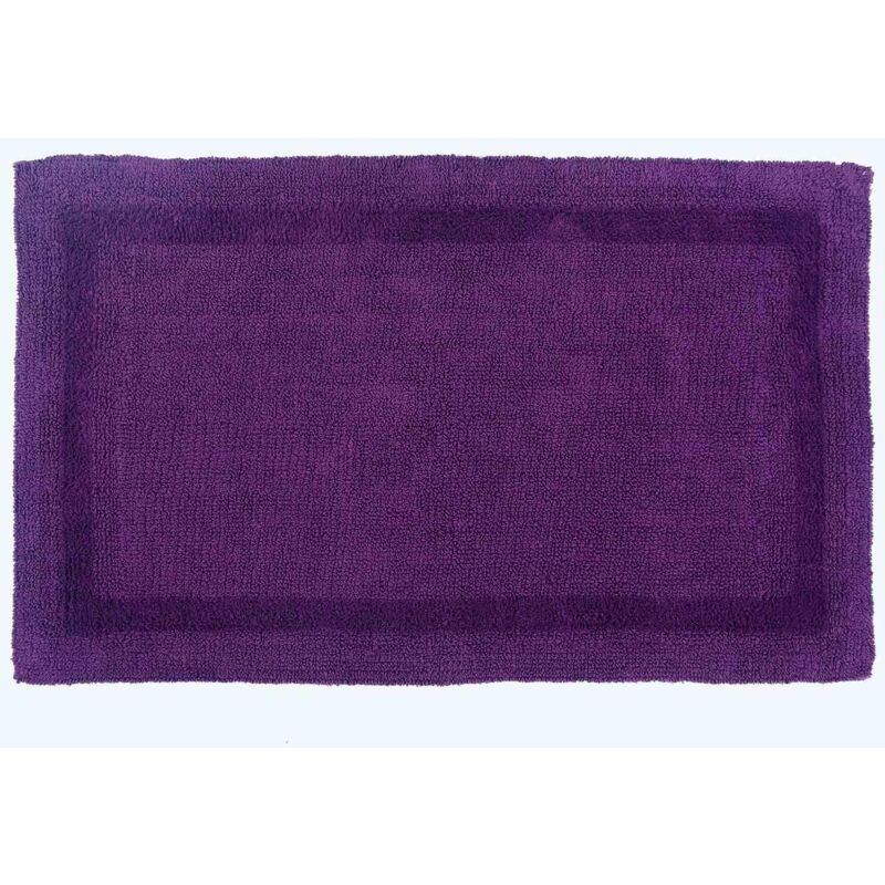 Xxl-badematte Lila 70x120 Cm Aus 100% Baumwolle - Homescapes