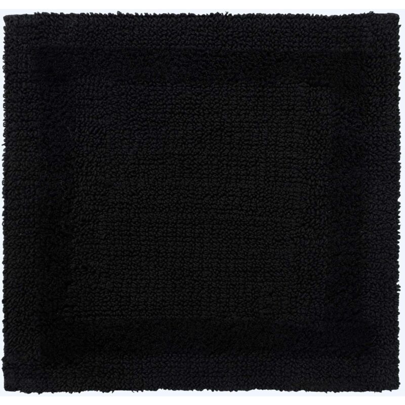 Duschvorleger Schwarz 50x50 Cm Aus 100% Baumwolle - Homescapes