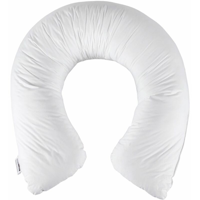 Coussin d'allaitement et de maternit&eacute; en microfibre - Homescapes