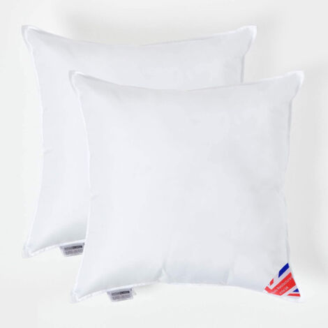 HOMESCAPES Coussin de garnissage en Microfibre, 60 x 60 cm - Lot de 2