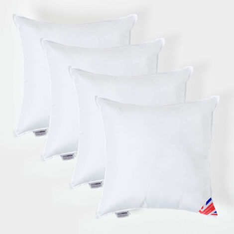 HOMESCAPES Coussin de garnissage en Microfibre, 60 x 60 cm - Lot de 4