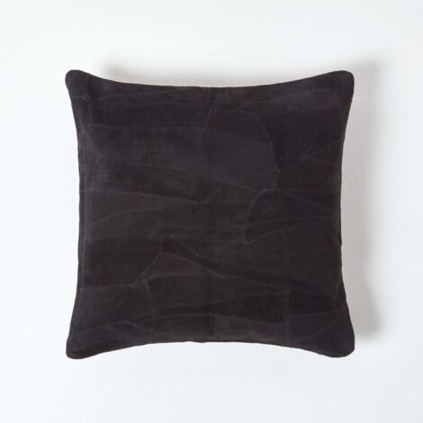 Coussin Rehausseur Canapé 2 Places Déhoussable - Suédine Chocolat - 100x50x10 Cm - Mousse Orthopédique - 8
