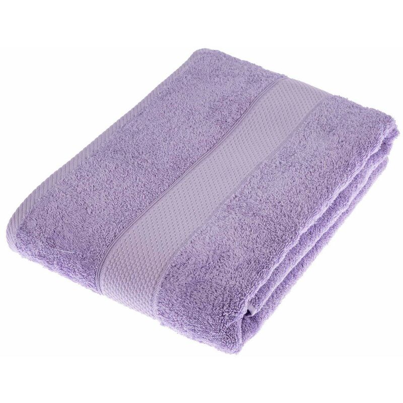 Homescapes Frottee Badetuch 100% Baumwolle Flieder