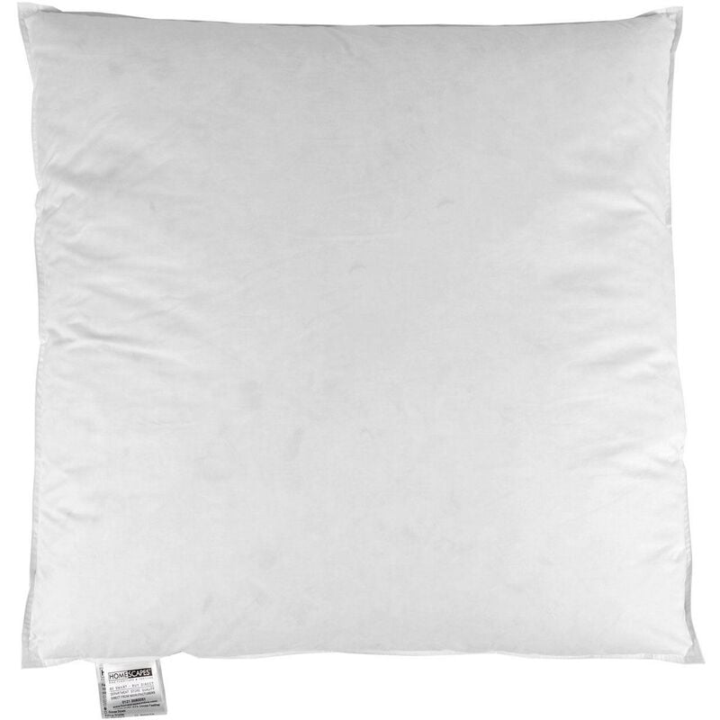 Homescapes - Oreiller en plumes et duvet d'oie, 65 x 65 cm