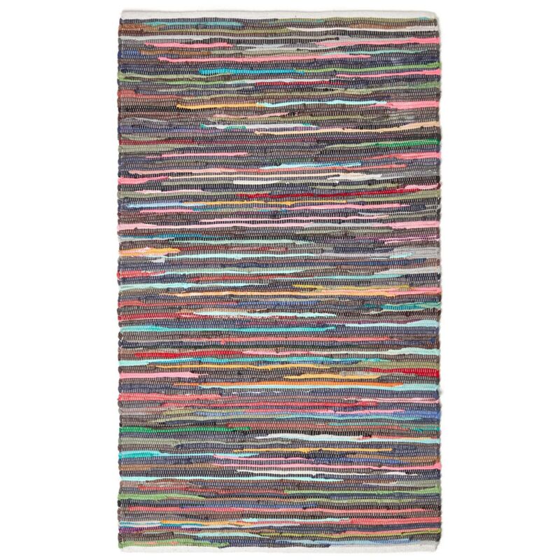 Recycled Cotton Chindi Rug, 60 X 90 Cm - Homescapes