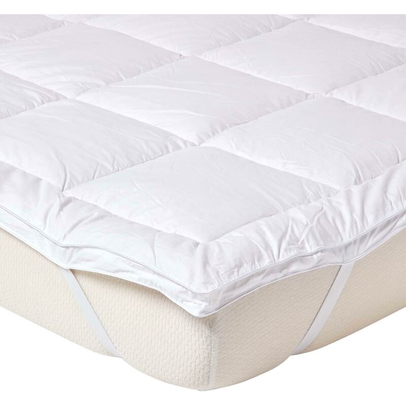 Surmatelas en soie de mûriers, 140 x 190 cm - Homescapes