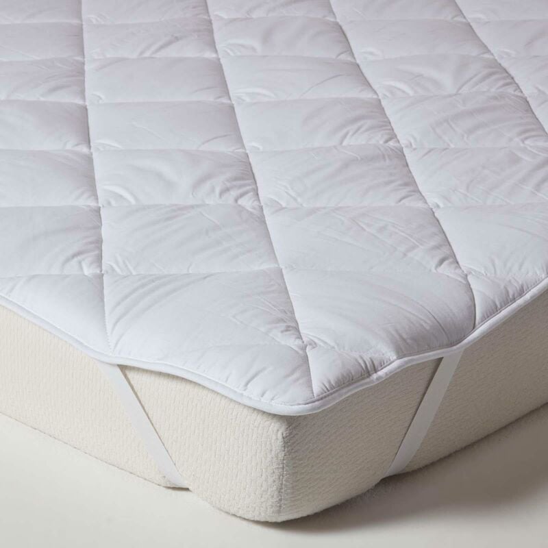 Surmatelas luxueux en coton, 90 x 200 cm - Homescapes