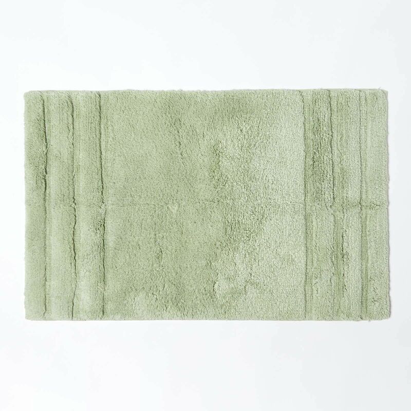 Tapis de bain spa Ultra doux Vert Sauge - Homescapes