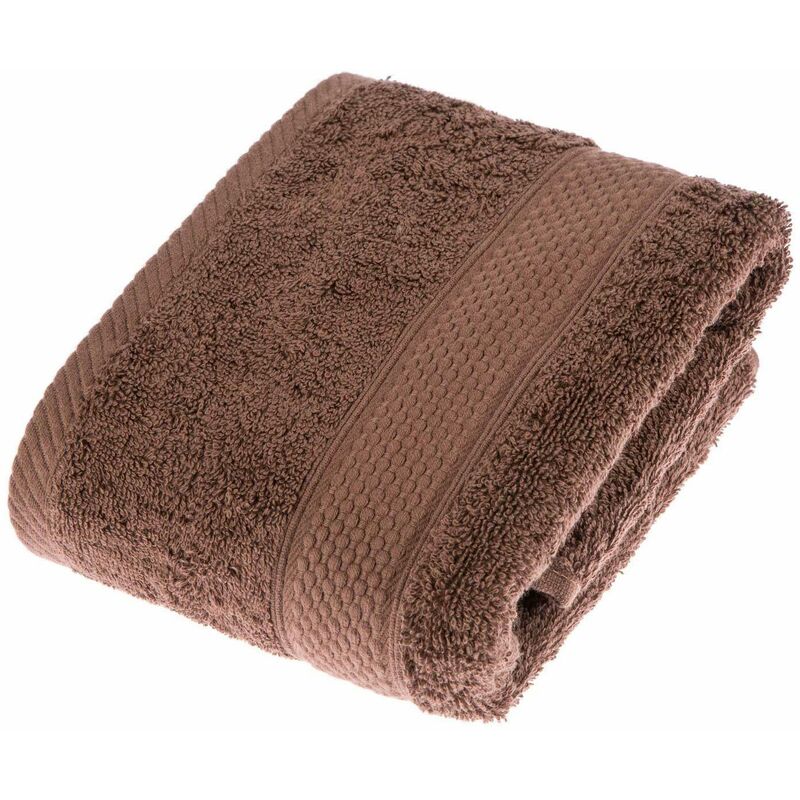 Turkish Cotton Chocolate Hand Towel - Homescapes