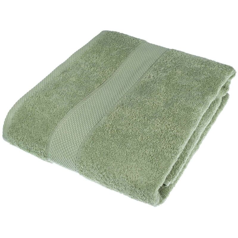 Turkish Cotton Sage Green Jumbo Towel - Homescapes