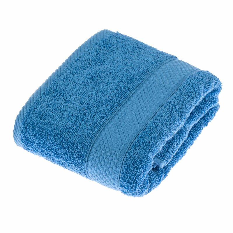 Turkish Cotton Cobalt Blue Hand Towel - Homescapes