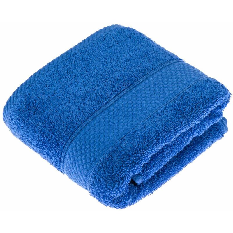 Turkish Cotton Royal Blue Hand Towel - Homescapes