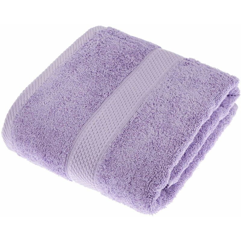 HOMESCAPES Turkish Cotton Lilac Bath Towel