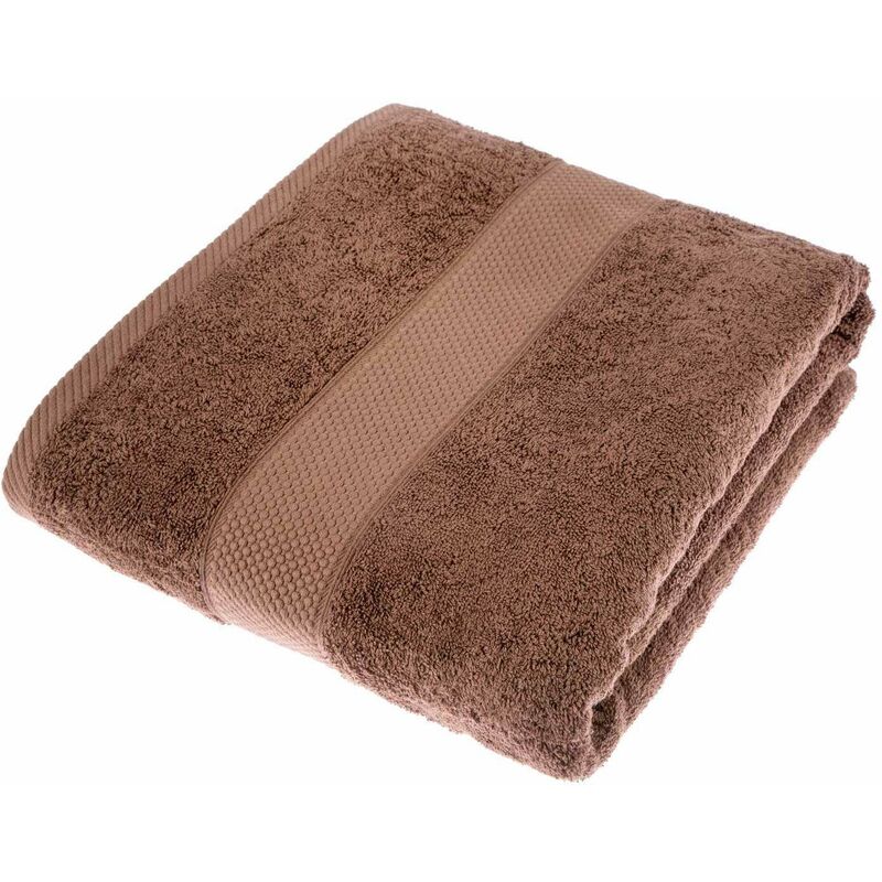 Turkish Cotton Chocolate Jumbo Towel - Homescapes