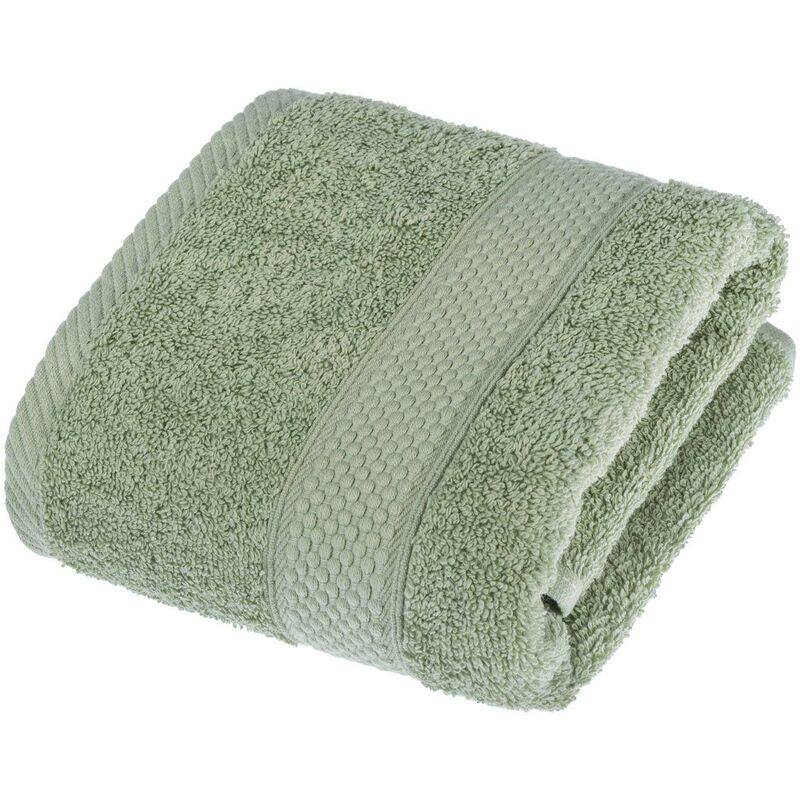 Turkish Cotton Sage Green Hand Towel - Homescapes