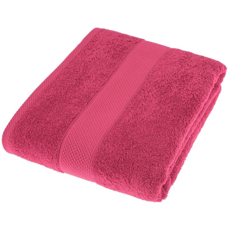 Turkish Cotton Raspberry Jumbo Towel - Homescapes