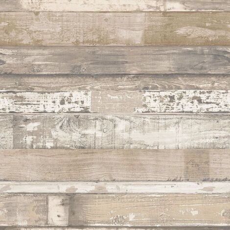 Homestyle Papier Peint Old Wood Revêtement Mural Décoratif Plusieurs Couleurs