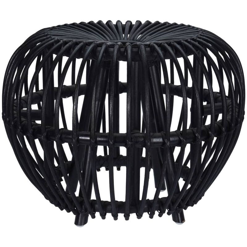 

Home&styling taburete kubu brussel ratán negro - Rogal