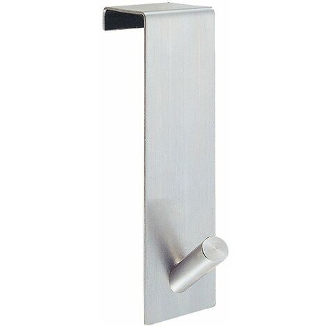 homeXpert MSV 281-Appendino con Ganci, in Acciaio Inox, Argento, 7 x 7 x 13 cm