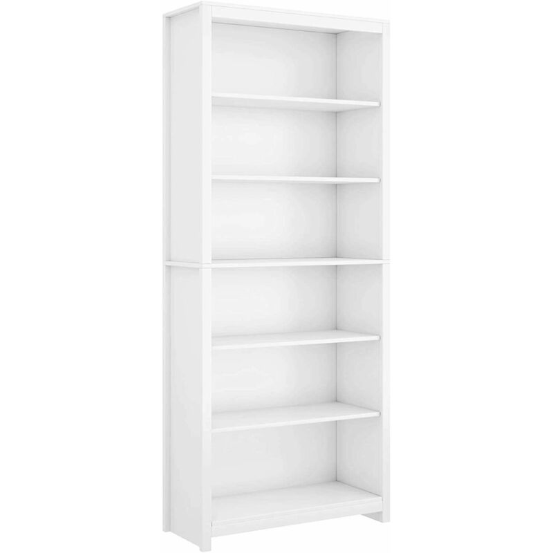 Homfa - bibliothèque bibliothèque en bois étagère sur pied étagère de bureau étagère 6 compartiments 80x33x190 cm