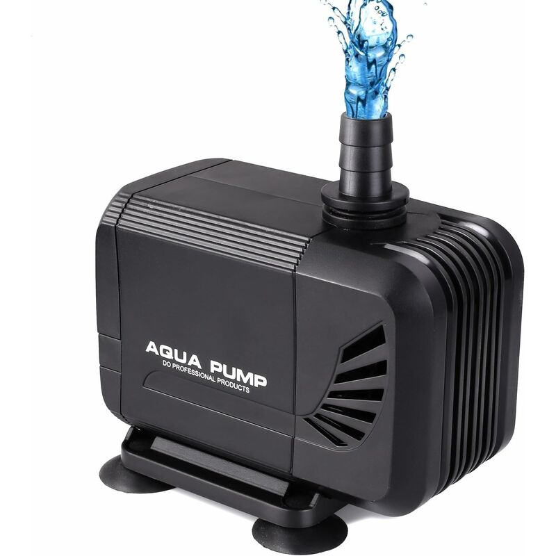 

Bomba de Agua Sumergible acuario de 40W Velocidad de Flujo de 3000L/H Cabezal Hidráulico de 2.8M Boquilla - Homfa