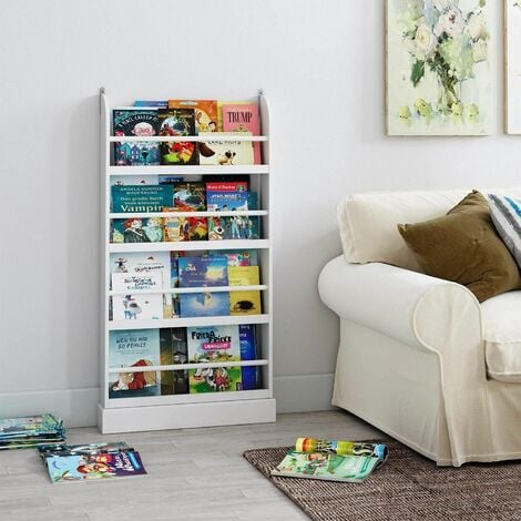 main image of "Homfa Children Bookcase Kid Display Bookshelf Storage Unit Shelving Rack Organizer"
