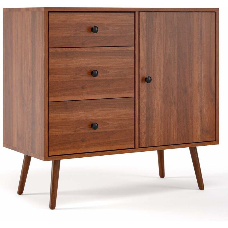 

Estantería de pared Estante vertical para revistas Revistero en madera blanca - Homfa