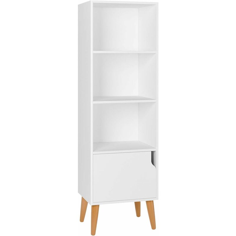 

Librería Estante de suelo con 4 patas y una puerta - Homfa