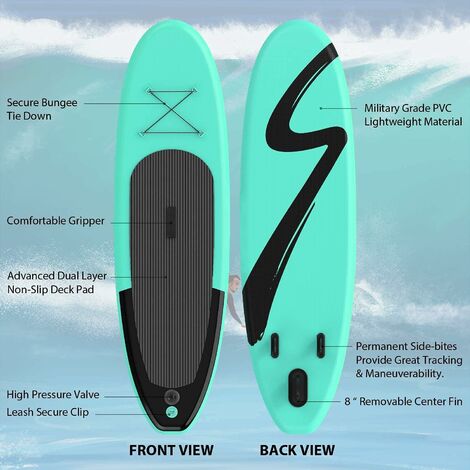 Best Goods Planche de surf sûre pour enfants et adultes 37 in//41 pouces . pour les vagues dans l/'eau et la piscine
