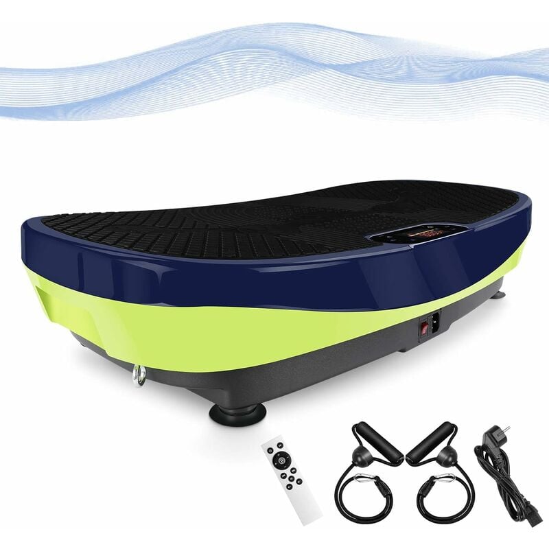 

Homfa Plataforma vibratoria 3D,lataforma Vibración con Pantalla LCD, Altavoz con Bluetooth | 5 Programas de Entrenamiento, Nivel 120 | Cargables
