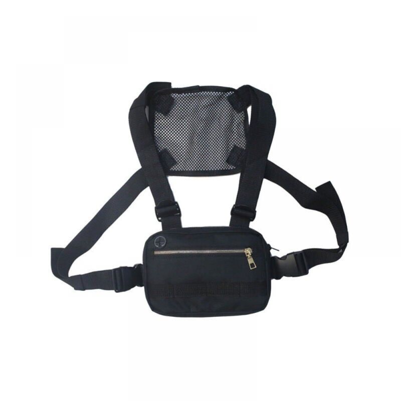 Hommes Femmes Poitrine Rig Sac Hip Hop Streetwear Taille Sac Réglable Poitrine Sacs Fanny Pack