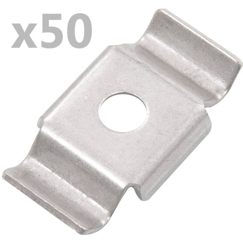 

Abrazaderas de mariposa para vallas 50 uds acero inoxidable - Hommoo