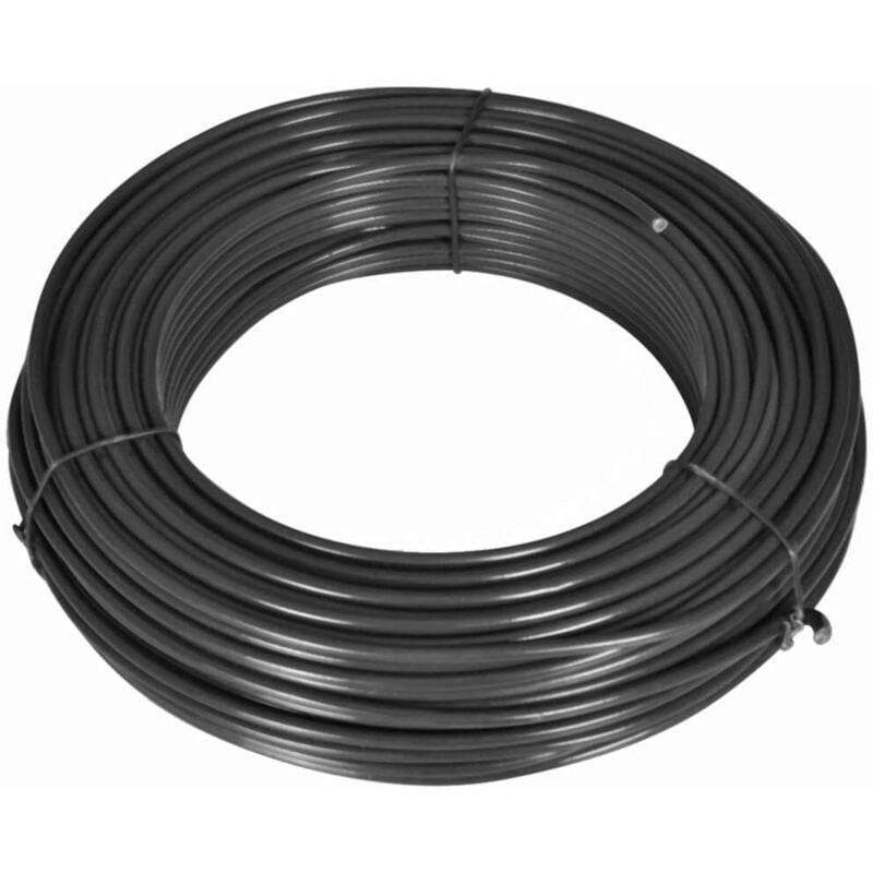 

Alambre de línea de valla 55 m 2,1/3,1 mm acero gris - Hommoo