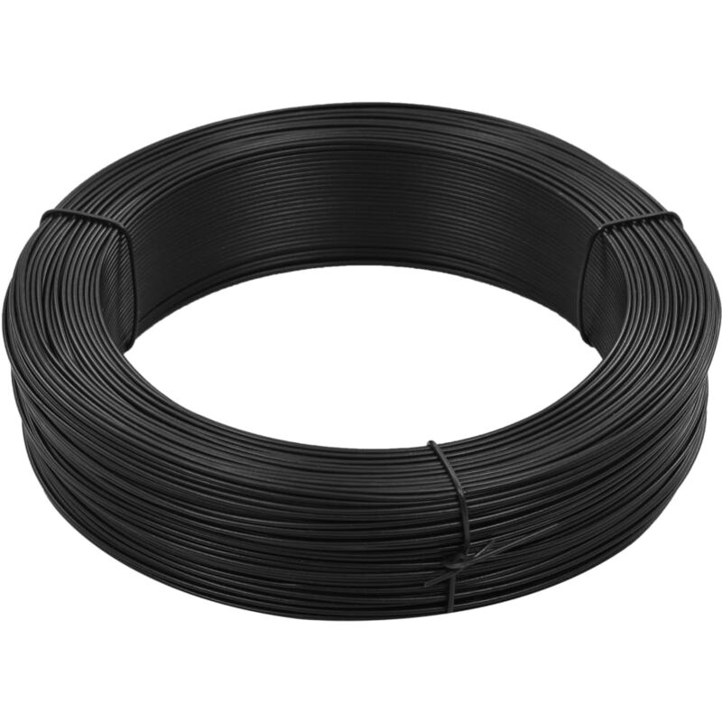 

Alambre para atar vallas acero gris antracita 250 m 1,6/2,5 mm - Hommoo