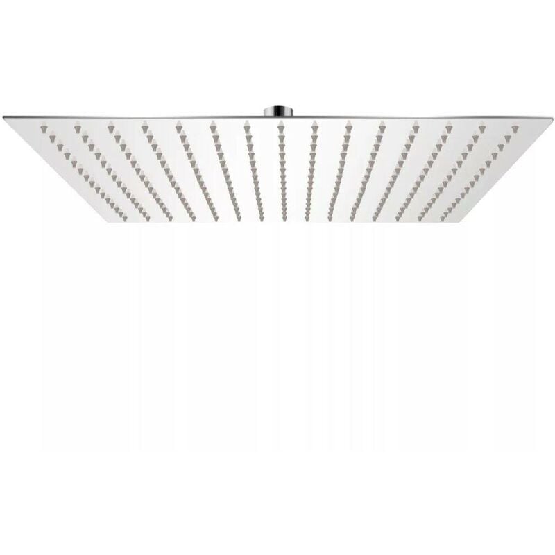 

Alcachofa ducha cuadrada efecto lluvia acero inoxidable 40x40cm - Hommoo