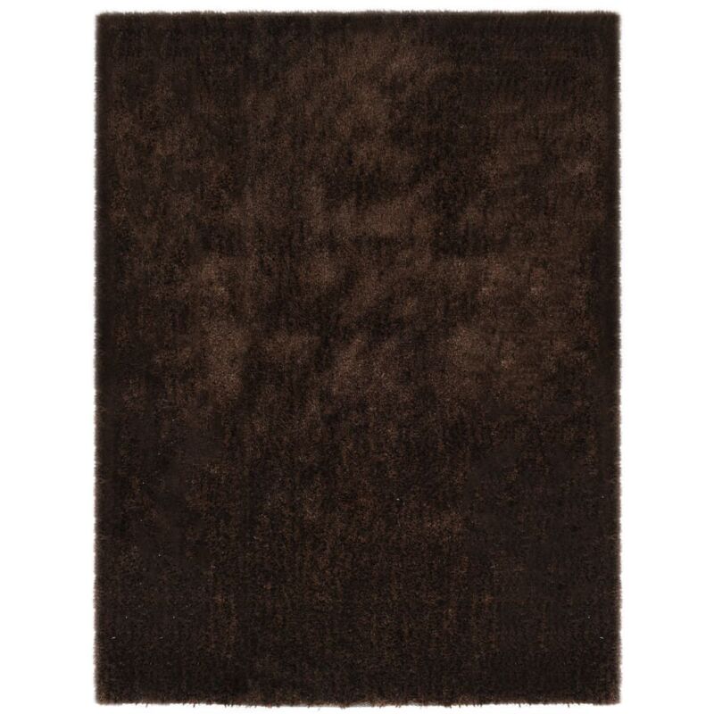 

Alfombra de pelo marrón 120x160 cm - Hommoo